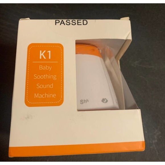 Kedsum Portable Baby Soothing Sound Machine Orange White Nursery Gadget NWT - Picture 4 of 10